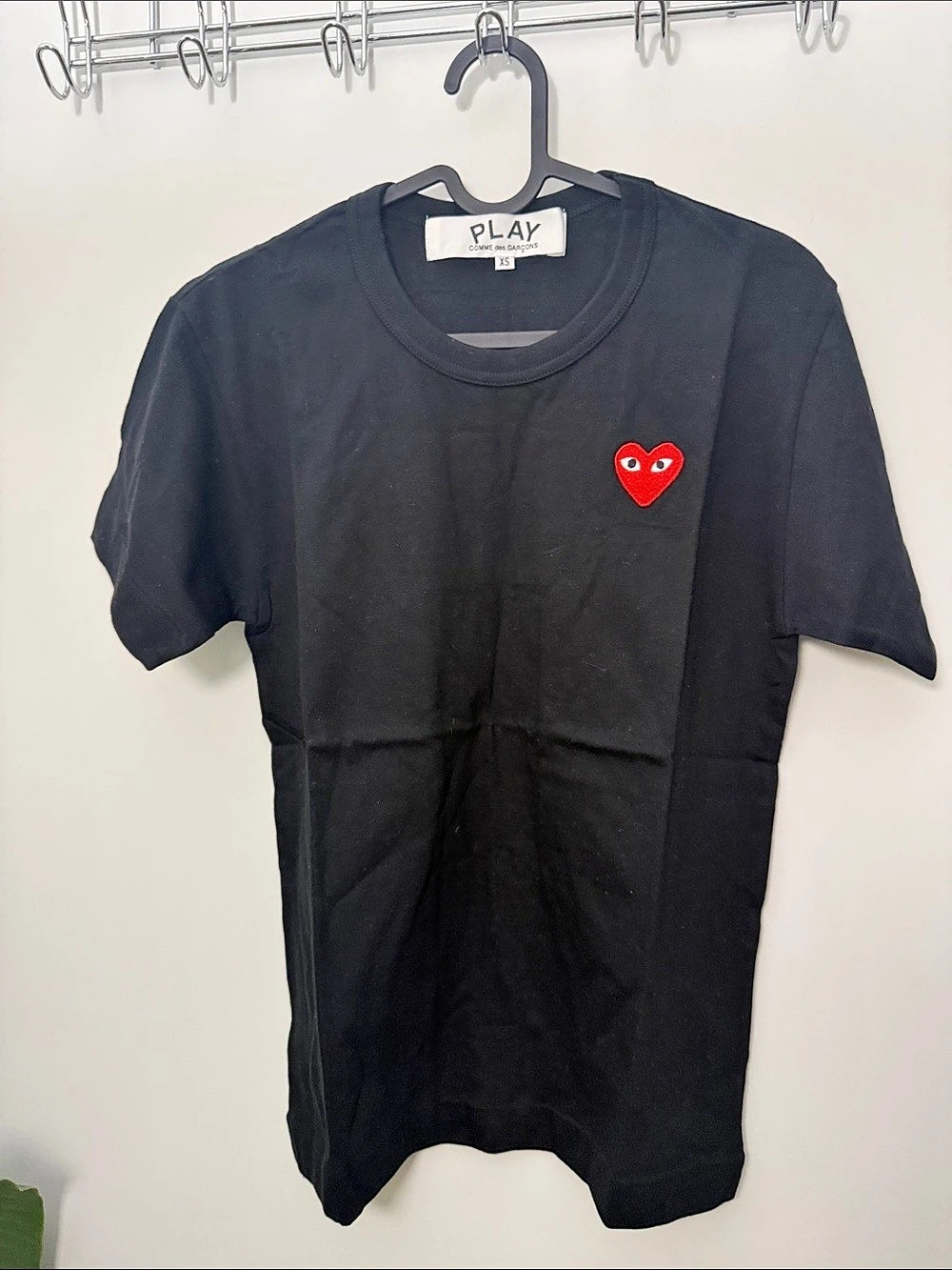 Comme des Garçons PLAY Red Heart T-Shirt Black & Red XS